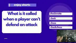 #SHORTS #CHESS QUESTION #FUN AND KNOWLEDGE ABOUT CHESS | COMMENT IF U WANT MORE SHORTS