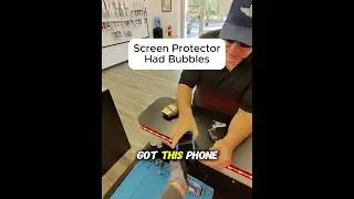 SCREEN PROTECTOR HAD BUBBLES!! 
