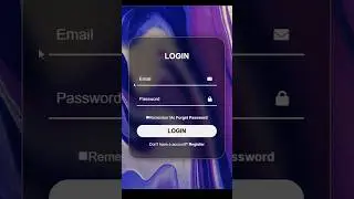 Login page with html and CSS only