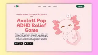 Building an Animated Landing Page for Game Using HTML,CSS &JavaScript with Source Code For Beginners