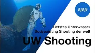 Tiefstes Unterwasser Bodypainting Shooting der Welt