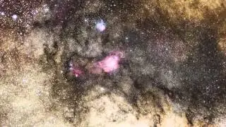 ESO. Zooming in on a new image of the Lagoon the  Nebula fromVST. HD