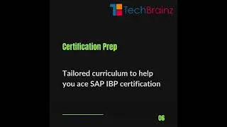 Discover SAP IBP Course Features | TechBrainz