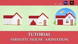 Smooth House Animation - After Effects Tutorial -  No Third Party Plugins