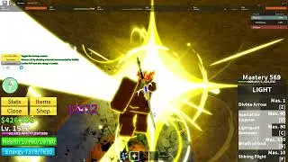 [Superhuman + Light V2 + Kabucha] Blox Fruit Light combo