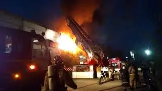 Пожар автынок Агат г Альметьевск