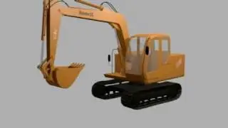Blender 2.5 Digger Animation