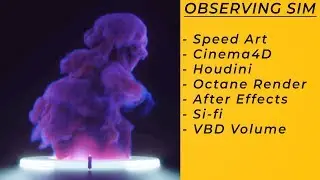 Observing Sim | Seed Art | Houdini/Cinema4D/Octane Render