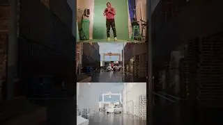 Greenscreen Before & After in Blender 