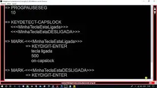 Comando KEYDETECT-CAPSLOCK da Linguagem A.I Scripter
