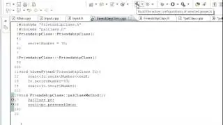 C++ Lessions: Friend Class to access private members of another Class