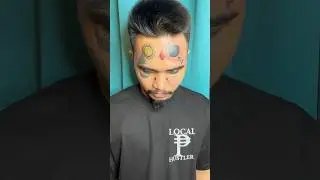 Face Tattoo #tattoo #reels #shorts #tiktok #subscribe #follow #shortsvideo #fyp