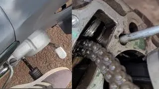 Biz com barulho de metal raspando no motor