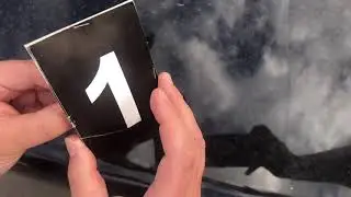Нано наклейка, наклейка на номер