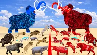 59 Incredible Animals Race vs Dinosaurs vs Prehistoric Mammals Speed Race Run: Who Will Win? ARBS