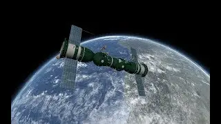 KSP: Soyuz 7K-OK docking