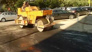 Old Soviet russian road roller DU-47 Pt. 2