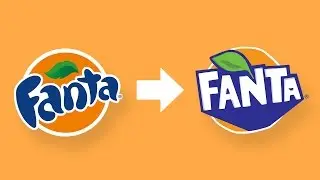 Het nieuwe Fanta logo namaken!