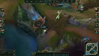 Jungle Leona Gank with 3 Seconds of Ping