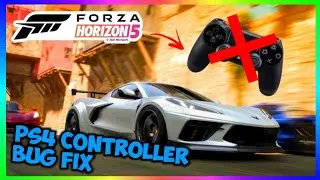 *FIX* FORZA HORIZON 5 *HOW TO FIX PS4 CONTROLLER BUG* (WORKING 2021)