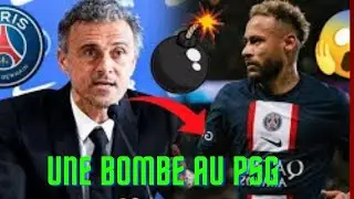 NOUVEL ENTRAÎNEUR DU PSG LÂCHE UNE BOMBE SUR NEYMAR😯💥 Actualite PSG