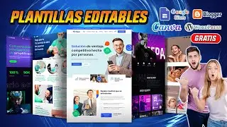 FREE Templates for Professional Websites: Canva, Google Sites, Blogger, and WordPress 2025 🚀