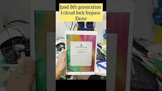 I pad 8th generation iCloud bypass done 