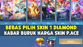 FREE CHOOSE 1 DIAMOND SKIN & BAD NEWS P.ACE SKIN REQUIRED 200 DM! FREE LIMITED BATTLE EMOTE