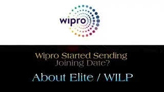 Wipro Started Sending Offer letter? | What is date of joining| Wipro joining date