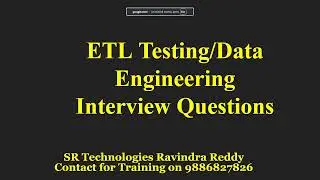 SQL Interview Questions for ETL Testers & Data Engineers (MUST KNOW!)