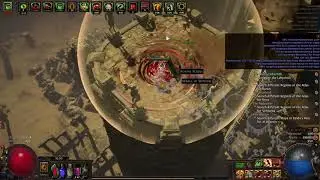 PILLARS OF ARUN UNIQUE MAP Gameplay with CYCLONE in PATH OF EXILE