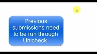 Using Unicheck on Submitted Assignments
