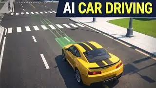 AI Vehicle Driving System in Unity | Car Follows Road Automatically