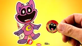 Smiling Critters DIY Paper Craft 🤩 CatNap Fun Coin Game | Poppy Playtime