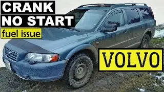 VOLVO CRANK NO START - FUEL ISSUE | TROUBLESHOOTING & REPAIR.