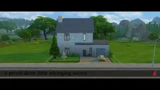 [Sims 4] 4 PRIVET DRIVE LITTLE WHINGING SURREY - let's build