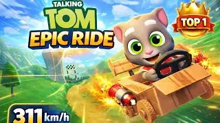 🔥 Talking Tom Epic Ride Gameplay 2026 | INSANE Speed Run & Huge Launch! 🚀
