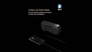 Sound Town X8 Portable Waterproof Bluetooth Speaker w/ TWS, IPX7, LED, Built-in Mic, & Power Bank