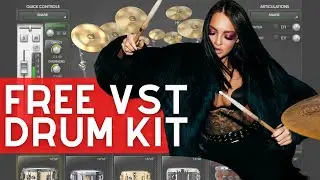 FREE PERFECT DRUMS PLAYER VST AU like EZDrummer - slate drums - addictive drums with free MIDI 2022