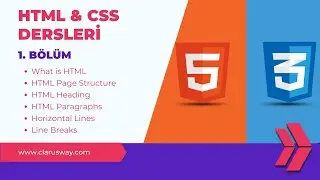 HTML CSS Dersleri: Bölüm 1 | Web Geliştirme Temelleri