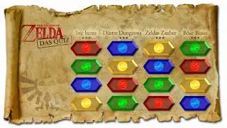 Interactive Zelda Quiz entirely build with PowerPoint 2010