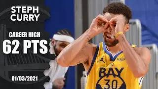 Steph Curry Career High 62PTS Edit