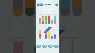water sort puzzle game level 136 Numpuz all new level Android iOS games