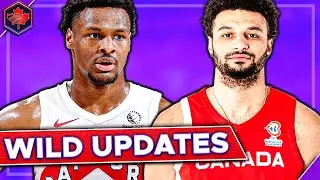 Raptors DRAFTING Bronny James at 31st Pick? - MAJOR Team Canada Update | Raptors News