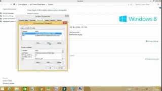 How to set JAVA Environment Variable on Windows.