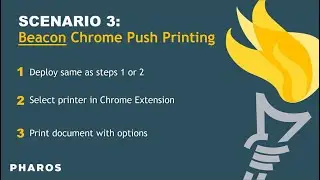 Scenario 3: Preview of Push printing using the Pharos Chrome Print extension