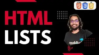 HTML Lists - Crash Course on HTML, CSS & JS