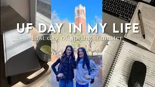 UF DAY IN MY LIFE | first day of spring semester vlog