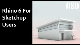 Rhino 6 for SketchUp Users (how to use Rhino like SketchUp.)