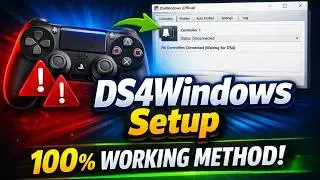 How to Download and Install DS4Windows (Official) | PS4 Controller on PC 2026